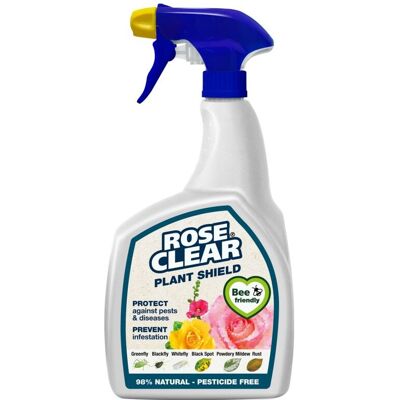 RoseClear Rose Clear Plant Shield Spray Pesticide Free Bug Fungus Control 800ml RoseClear Rose Clear Plant Shield Spray Pesticide Free Bug Fungus Control 800ml