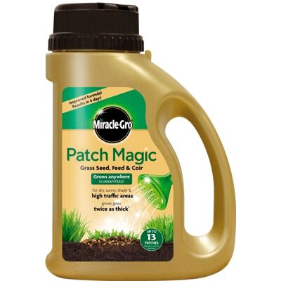 Miracle-Gro Patch Magic Grass Seed Shaker Tub 1015g Miracle-Gro Patch Magic Grass Seed Shaker Tub 1015g
