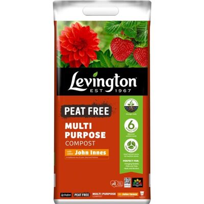 Levington - Peat Free Multi-Purpose Compost - 10L Levington - Peat Free Multi-Purpose Compost - 10L