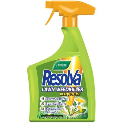 Westland Resolva Lawn Weedkiller - 1L Ready to use liquid Westland Resolva Lawn Weedkiller - 1L Ready to use liquid