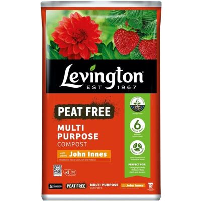 Levington - Multi Purpose Peat Free Compost With John Innes - 50L Levington - Multi Purpose Peat Free Compost With John Innes - 50L