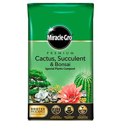 Miracle-Gro Premium Cactus, Succulent & Bonsai Compost 6L Easy Carry Pack Miracle-Gro Premium Cactus, Succulent & Bonsai Compost 6L Easy Carry Pack
