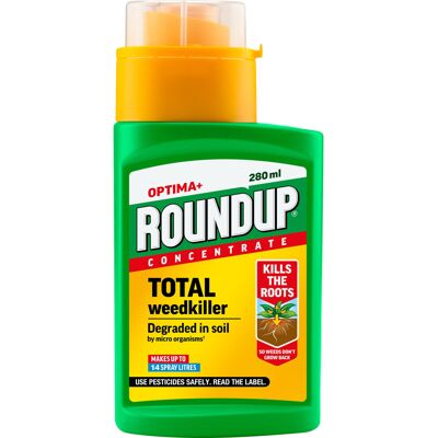 Roundup Optima+ Total Weedkiller, Concentrate, 280 Ml Roundup Optima+ Total Weedkiller, Concentrate, 280 Ml