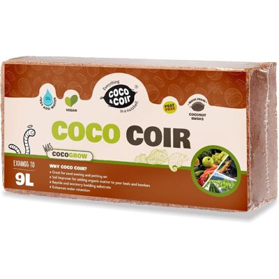 Coco&Coir Everything in a nutshell COCO & COIR Coco Soil Coconut Fibre. 100% Natural Organic Coconut Coir Compost B Coco&Coir Everything in a nutshell COCO & COIR Coco Soil Coconut Fibre. 100% Natural Organic Coconut Coir Compost B