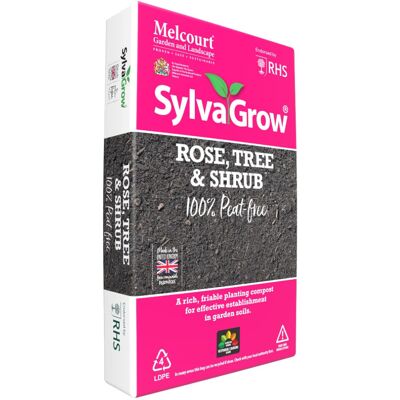 RHS Endorsed Melcourt Sylvagrow Rose, Tree and Shrub Peat Free Planting Compost RHS Endorsed Melcourt Sylvagrow Rose, Tree and Shrub Peat Free Planting Compost