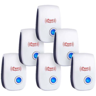 Unbranded 6 Pack Ultrasonic Pest Repeller, Ultrasonic Rat Repeller, Indoor Ultrasonic Pest Unbranded 6 Pack Ultrasonic Pest Repeller, Ultrasonic Rat Repeller, Indoor Ultrasonic Pest