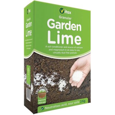 Vitax Garden Lime Granular Soil Conditioner 3kg Vitax Garden Lime Granular Soil Conditioner 3kg