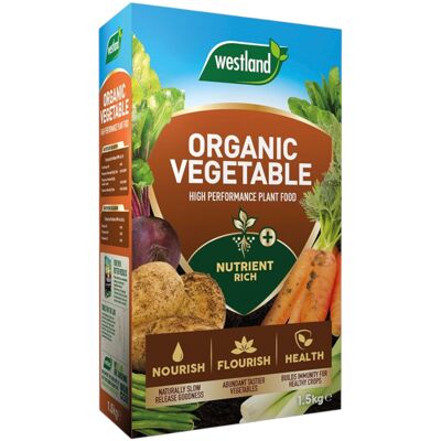 Westland Organic Vegetable High Performance Plant Food 1.5kg Westland Organic Vegetable High Performance Plant Food 1.5kg