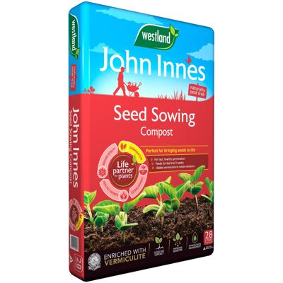 Westland John Innes Seed Sowing Compost 28L Bag - Peat Free Potting Mix for Outd Westland John Innes Seed Sowing Compost 28L Bag - Peat Free Potting Mix for Outd