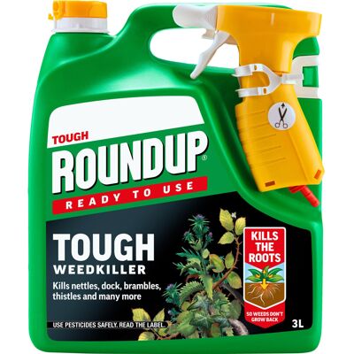 Roundup 3L XL Tough and Deep Root Weedkiller Roundup 3L XL Tough and Deep Root Weedkiller