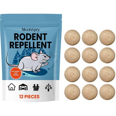Unbranded 12PCS Rodent Repellent - Natural Repellent for Home, Garage & Garden Unbranded 12PCS Rodent Repellent - Natural Repellent for Home, Garage & Garden