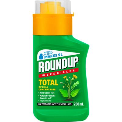 Roundup Weedkiller Total Optima, concentrate, 250 ml Roundup Weedkiller Total Optima, concentrate, 250 ml