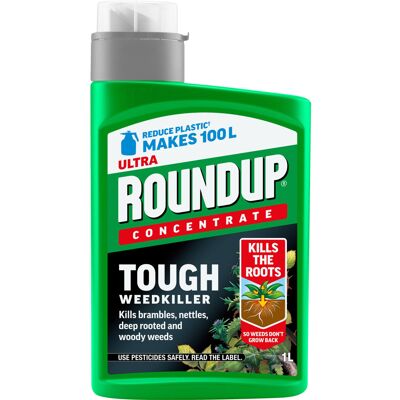 Roundup Tough Weedkiller Concentrate 1L – Powerful Concentrated Weed Killer for Roundup Tough Weedkiller Concentrate 1L – Powerful Concentrated Weed Killer for