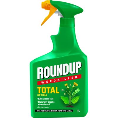 Roundup Weedkiller Total Optima, spray, 1 litre Roundup Weedkiller Total Optima, spray, 1 litre