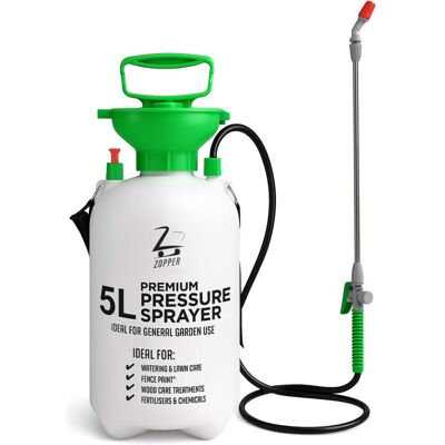 ZOPPER Garden Pressure Spray Bottle 5 Litre Pump Action Water Sprayer For Outdoor Plant ZOPPER Garden Pressure Spray Bottle 5 Litre Pump Action Water Sprayer For Outdoor Plant
