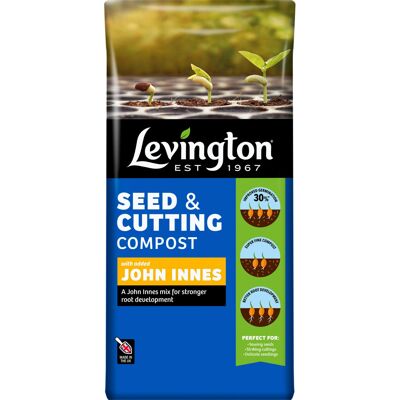 Levington PEAT FREE Seed Compost, with added John Innes, 25 Litres, Brown Levington PEAT FREE Seed Compost, with added John Innes, 25 Litres, Brown