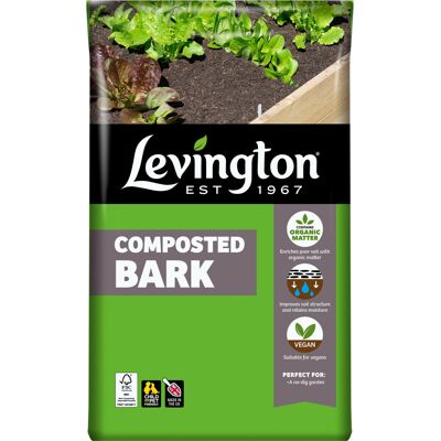 Levington Composted Bark, 50 Litres, Soil Enricher Levington Composted Bark, 50 Litres, Soil Enricher