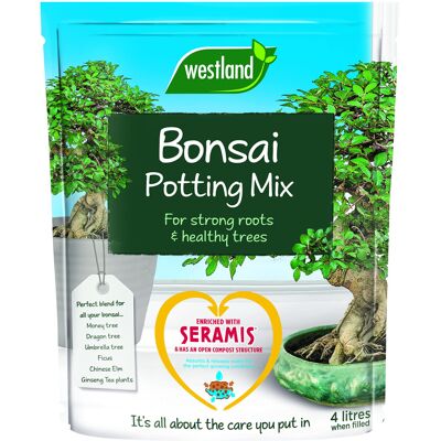 Westland Potting Compost Mix and Enriched with Seramis, Brown, 4 Litre Westland Potting Compost Mix and Enriched with Seramis, Brown, 4 Litre