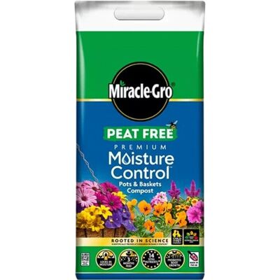 Miracle-Gro Miracle Gro Peat Free Moisture Control Compost 10L Miracle-Gro Miracle Gro Peat Free Moisture Control Compost 10L