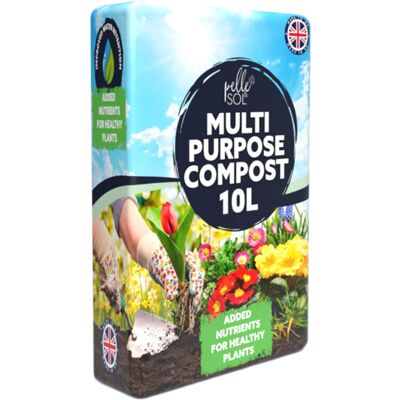 Pelle & Sol 10L Multi Purpose Compost - Compost for Outdoor Plants & Soil for Pl Pelle & Sol 10L Multi Purpose Compost - Compost for Outdoor Plants & Soil for Pl