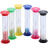 MORJCG 6 Pcs Sand Timer, Sand Timers for Kids, Hourglass, Shower Timer, Sand Timers, Co