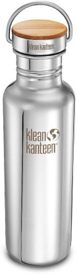 Klean Kanteen Classic Reflect 800ml Bottle + Bamboo Cap (Mirror Finish)