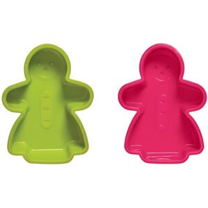 Premier Housewares Gingerbread Lady Cake Moulds - Set of 2 Premier Housewares Gingerbread Lady Cake Moulds - Set of 2