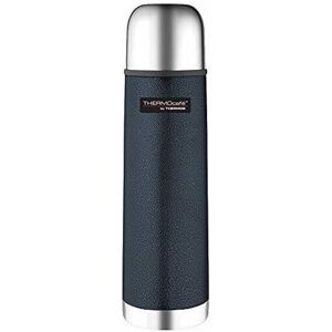 Thermos ThermoCafé Stainless Steel Flask, Hammertone Blue, 1 L Thermos ThermoCafé Stainless Steel Flask, Hammertone Blue, 1 L