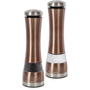 Morphy Richards 974235 Accents Electronic Salt and Pepper Mill Set, Stainless St Morphy Richards 974235 Accents Electronic Salt and Pepper Mill Set, Stainless St