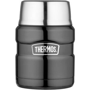 Thermos Stainless King Food Flask, Gun Metal, 470 ml Thermos Stainless King Food Flask, Gun Metal, 470 ml