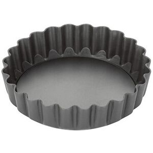 Stellar Hard Anodised 4" Fluted Flan Tin Loose Base Stellar Hard Anodised 4" Fluted Flan Tin Loose Base