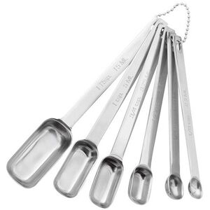JUDGE STAINLESS STEEL 6 MEASURE SPOONS SET JUDGE STAINLESS STEEL 6 MEASURE SPOONS SET