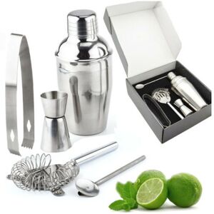 Unbranded 5pc Manhattan Stainless Steel Cocktail Shaker Set Unbranded 5pc Manhattan Stainless Steel Cocktail Shaker Set