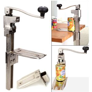 Unbranded Professional Stainless Steel Large Heavy-Duty Catering Can Opener, Bench-Top, Op Unbranded Professional Stainless Steel Large Heavy-Duty Catering Can Opener, Bench-Top, Op