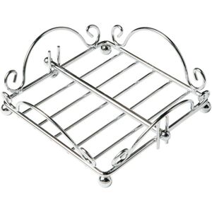 Premier Housewares Chrome Finish Metal Wire Design Adjustable Napkin Holder New Premier Housewares Chrome Finish Metal Wire Design Adjustable Napkin Holder New