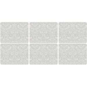 Wrendale William Morris Pure Strawberry Thief Placemats, Set of 6 Wrendale William Morris Pure Strawberry Thief Placemats, Set of 6