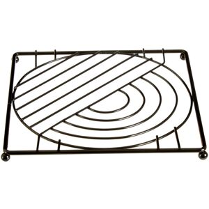 Premier Housewares Vertex Black Nickel Square Trivet Heat Protector Hot Pot Stand Kitchen Worktop Premier Housewares Vertex Black Nickel Square Trivet Heat Protector Hot Pot Stand Kitchen Worktop