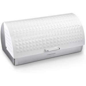 Morphy Richards 978051 Dimensions Roll-Top Bread Bin, White - Stainless Steel, R Morphy Richards 978051 Dimensions Roll-Top Bread Bin, White - Stainless Steel, R