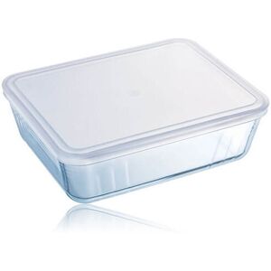 Pyrex Rectangular Dish with Plastic Lid, 0.8L Pyrex Rectangular Dish with Plastic Lid, 0.8L