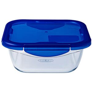 Pyrex Cook & Go Square Container with Lid 100% Airtight, Food Container, Suitabl Pyrex Cook & Go Square Container with Lid 100% Airtight, Food Container, Suitabl