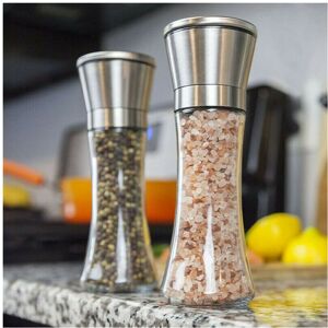 Unbranded Premium Stainless Steel Salt and Pepper Grinder Shaker Mill Vintage Kitchen Tool Unbranded Premium Stainless Steel Salt and Pepper Grinder Shaker Mill Vintage Kitchen Tool