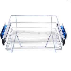 Living And Home (500mm, 2pcs) Metal Sliding Kitchen Cabinet Pull Out Wire Basket Organizer Living And Home (500mm, 2pcs) Metal Sliding Kitchen Cabinet Pull Out Wire Basket Organizer