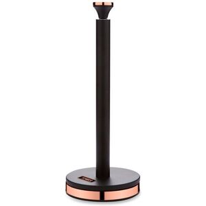 Tower Stylish Cavaletto BLACK & Rose Gold Kitchen Roll Holder Towel Pole Tower Stylish Cavaletto BLACK & Rose Gold Kitchen Roll Holder Towel Pole