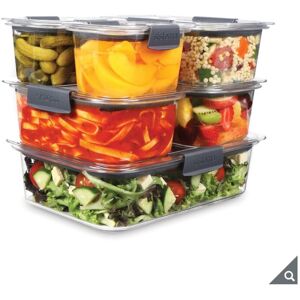Sistema Brilliance 6 Piece Food Storage Set with Lids Sistema Brilliance 6 Piece Food Storage Set with Lids