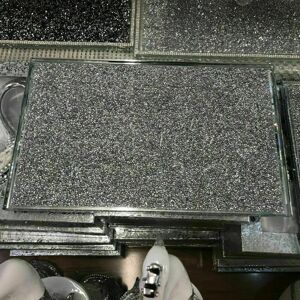 Crystal King London Crushed Diamond Chopping Board Crystal Filled Silver 30X40Cm Diamante Sparkle_Uk Crystal King London Crushed Diamond Chopping Board Crystal Filled Silver 30X40Cm Diamante Sparkle_Uk