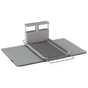 Umbra 1016883-149 Udry Over The Sink Dish Rack with Dry Mat, Charcoal Umbra 1016883-149 Udry Over The Sink Dish Rack with Dry Mat, Charcoal