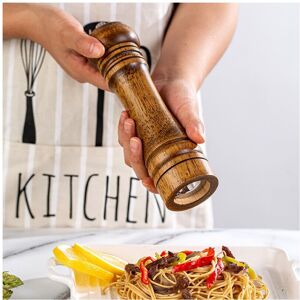 Unbranded Cooking Salt Pepper Grinder Hand Movement Wooden Mill Unbranded Cooking Salt Pepper Grinder Hand Movement Wooden Mill