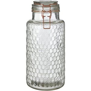 Premier Housewares Apiary Rose Gold Wire Large Glass Jar Premier Housewares Apiary Rose Gold Wire Large Glass Jar