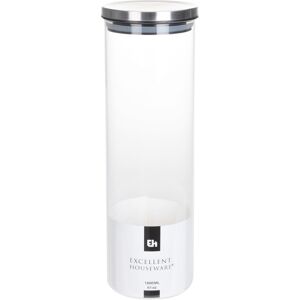 Carousel Home 1800ml Round Glass Airtight Spaghetti Jar Glass Airtight Dry Food Storage Jar Carousel Home 1800ml Round Glass Airtight Spaghetti Jar Glass Airtight Dry Food Storage Jar