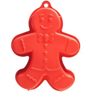 (Gingerbread Man) Mason Cash Bakeware Large Red Silicone Cake Mould Gingerbread (Gingerbread Man) Mason Cash Bakeware Large Red Silicone Cake Mould Gingerbread